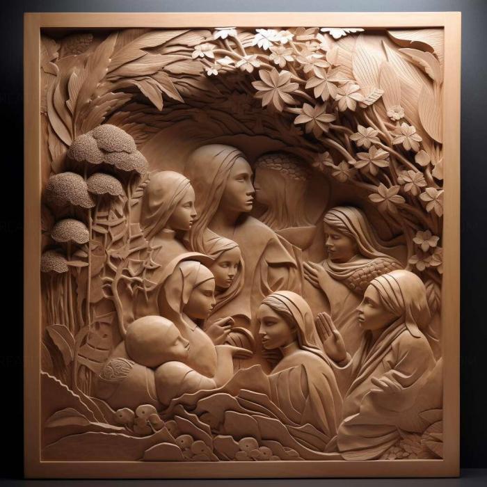 نموذج ثلاثي الأبعاد لآلة CNC 3D Art 